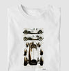 Camiseta Car Map branca algodão premium - ASAS