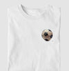 Camiseta Bola Vintage branca algodão premium - ASAS