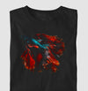 Camiseta Peixe Beta preta algodão premium - ASAS