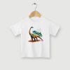 Camiseta Dinossauro Aquarela Branchiosaurus algodão premium - ASAS