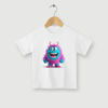 Camiseta Monstrinha e azul algodão premium - ASAS