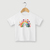 Camiseta Arco Íris Flores algodão premium - ASAS