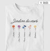 Camiseta Jardim da Vovó branca algodão peruano - ASAS
