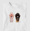 Camiseta Patas Fofas branca algodão premium - ASAS