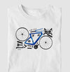 Camiseta Bike Parts branca algodão premium - ASAS