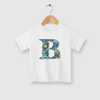 Camiseta Letra B Aqua algodão premium - ASAS
