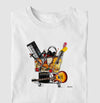 Camiseta Shop Instruments branca algodão premium - ASAS