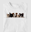Camiseta Baby Pets branca algodão premium - ASAS