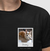 Camiseta Pet Frame Minimalista preta algodão 100% - ASAS