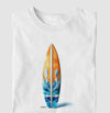 Camiseta Prancha de Surf branca algodão premium - ASAS