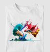 Camiseta Peixes Beta Color branca algodão premium - ASAS