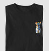 Camiseta Pincéis Aquarela e Marinho preta algodão premium - ASAS