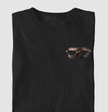 Camiseta Aviator Glasses e Marinho preta algodão premium - ASAS