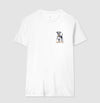 Camiseta Schnauzer branca algodão 100% - ASAS