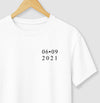 Camiseta Data Especial branca algodão 100% - ASAS