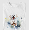 Camiseta Baby Pet branca algodão premium - ASAS