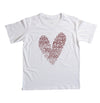 Camiseta Coração de Palavras algodão 100% - ASAS