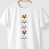 Camiseta Corações e Nomes algodão 100% - opção 6 - ASAS