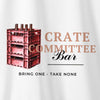Camiseta CRATE COMMITTEE - BRANCA - Algodão Peruano