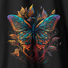 Camiseta Borboleta Neon preta algodão premium - ASAS