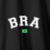 Camiseta Brasil Bra Cores branca algodão 100% - ASAS