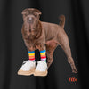 Camiseta Ella Club Pet Meias Coloridas algodão premium - ASAS