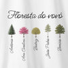 Camiseta Floresta do Vovô Até 13 Árvores branca algodão peruano - ASAS
