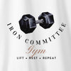 Camiseta IRON COMMITTEE - BRANCA - Algodão Peruano