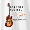 Camiseta LATE SET SOCIETY - BRANCA - Algodão Peruano