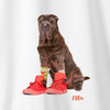Camiseta Ella Club Pet Red Tennis algodão premium - ASAS