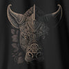 Camiseta Touro preta algodão premium - ASAS