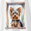 Camiseta Yorkshire Frame branca algodão premium - ASAS