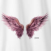 Camiseta Asas Pink branca algodão premium - ASAS