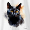 Camiseta Black Cat branca algodão premium - ASAS