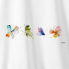 Camiseta Butterfly Color branca algodão premium - ASAS
