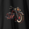 Camiseta Moto Colab Flama preta algodão peruano - ASAS