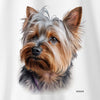Camiseta Yorkshire Perfil branca algodão premium - ASAS
