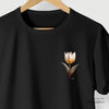 Camiseta Tulipa branca algodão peruano - ASAS