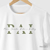 Camiseta Mãe Pai e Filhos algodão peruano - Dia dos Pais ASAS