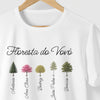 Camiseta Floresta do Vovô Até 13 Árvores branca algodão 100% - Dia dos Pais ASAS