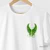 Camiseta Asas Folhagem branca algodão peruano - ASAS