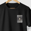 Camiseta Baralho Pôker preta algodão peruano - ASAS