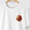 Camiseta Basketball Colab Flama branca algodão peruano - ASAS