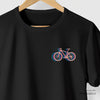 Camiseta Bikes Colors preta algodão peruano - ASAS