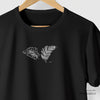 Camiseta Black Leaf preta algodão peruano - ASAS