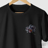 Camiseta Black Orquídea preta algodão peruano - ASAS
