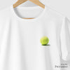 Camiseta Bola de Tênis branca algodão peruano - ASAS