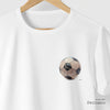 Camiseta Bola Vintage branca algodão peruano - ASAS