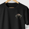 Camiseta Capacete Aviador preta algodão peruano - ASAS