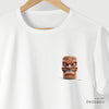 Camiseta Carranca branca algodão peruano - ASAS